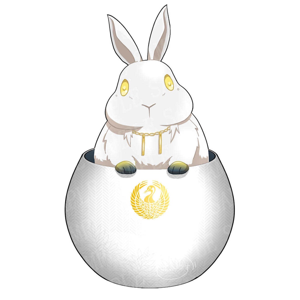 湯呑うさ男士:第1弾