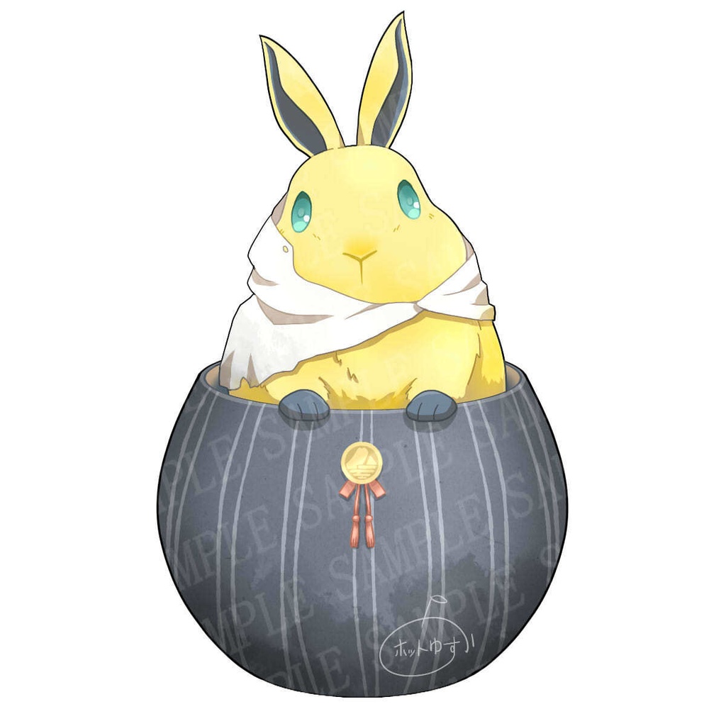 湯呑うさ男士:第1弾