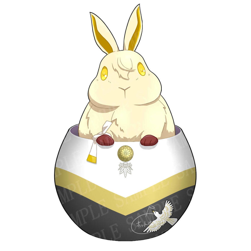 湯呑うさ男士:第1弾