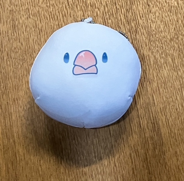 おもちストラップ　白