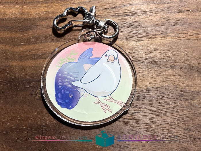 やとみアクリルキーホルダー