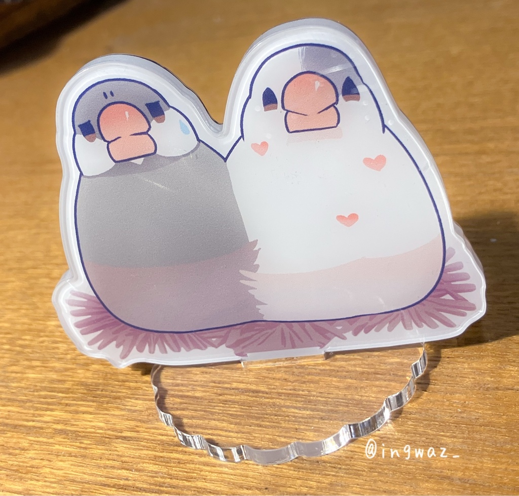 あやむぎアクリルスタンドマグネット