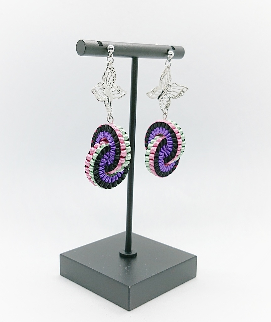 蝴蝶しのぶイメージ リングピアス/イヤリング A