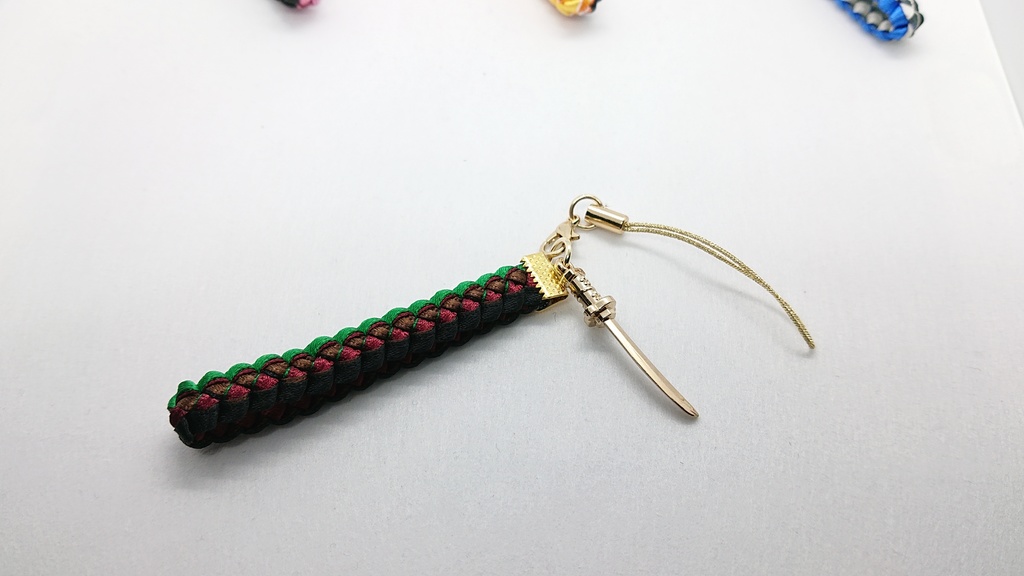 鬼滅の刃 カマボコ隊イメージ ブレード編みストラップ