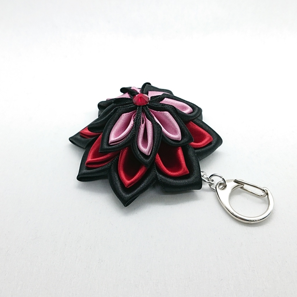 五条悟/虎杖悠仁/夏油傑 イメージ つまみ細工風キーホルダー