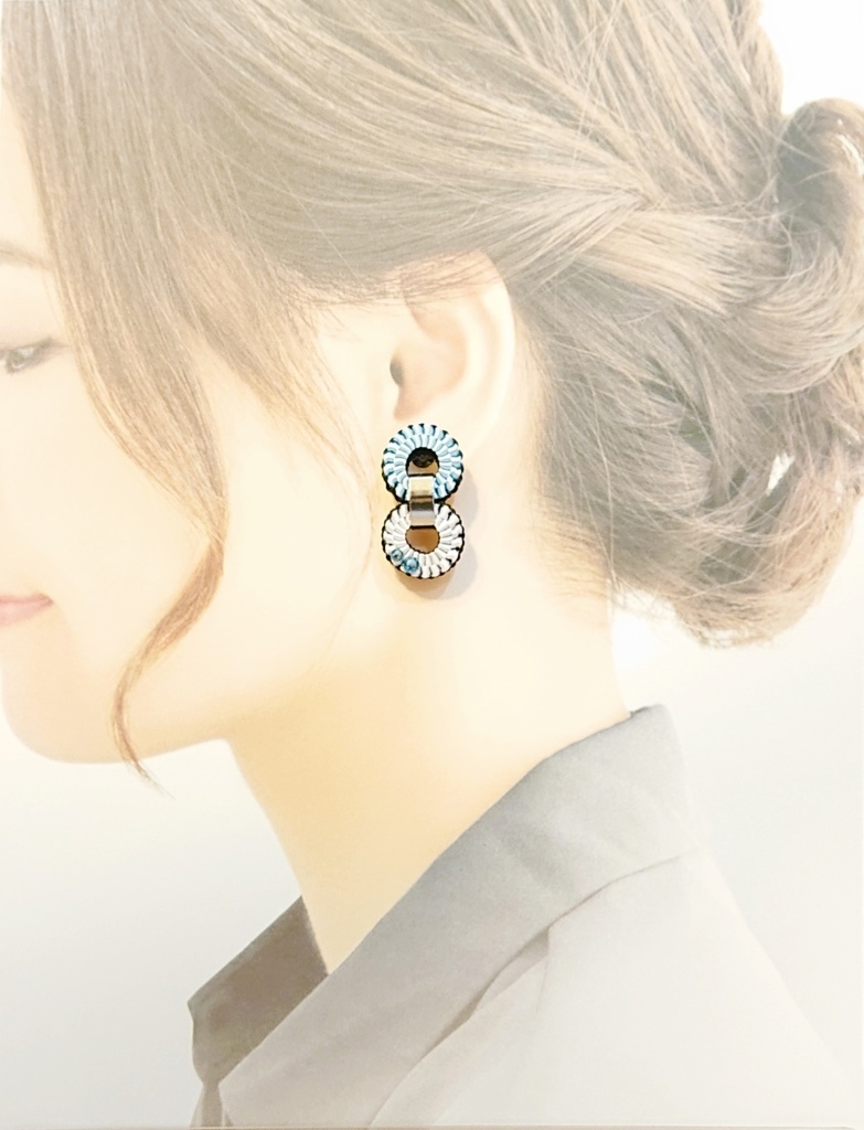 五条悟/夏油傑 イメージ Wリングピアス/イヤリング