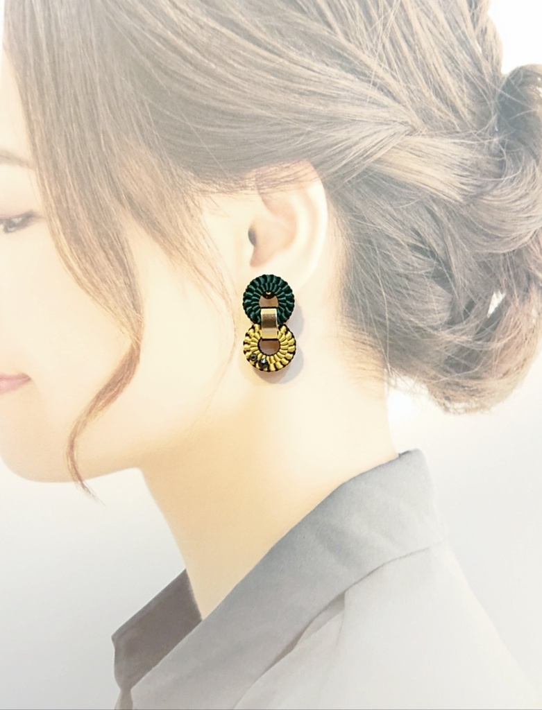 五条悟/夏油傑 イメージ Wリングピアス/イヤリング