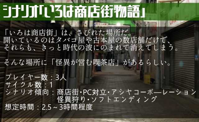 現怪集楽TPRG シナリオテンプレート