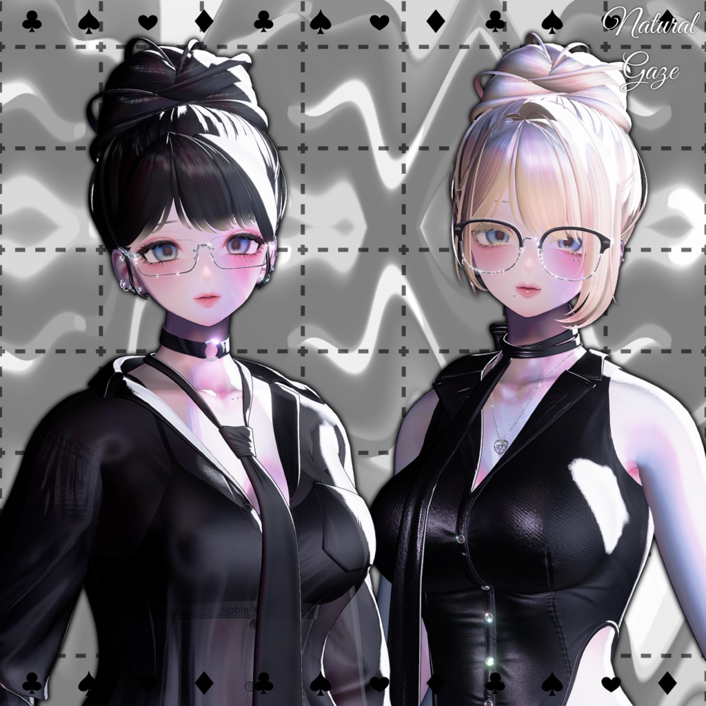 【11アバター対応】NaturalGazeHair020