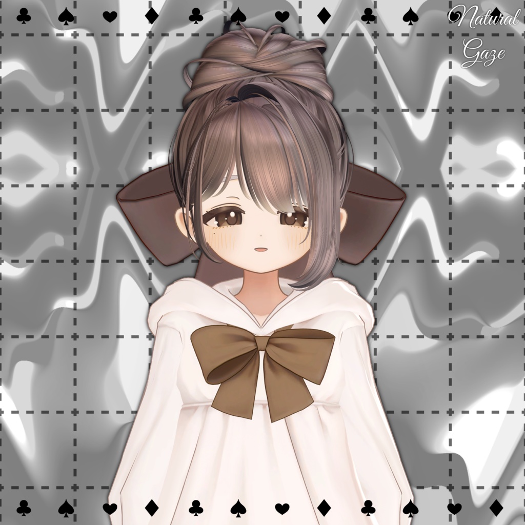 【11アバター対応】NaturalGazeHair020