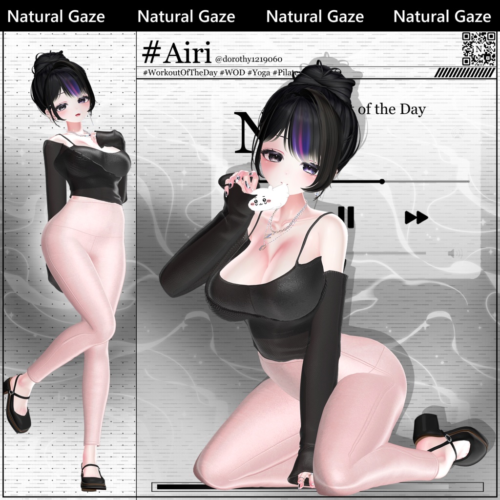 【5アバター対応】W.O.D 今日の運動完了!💪