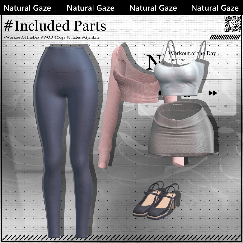 【5アバター対応】W.O.D 今日の運動完了!💪