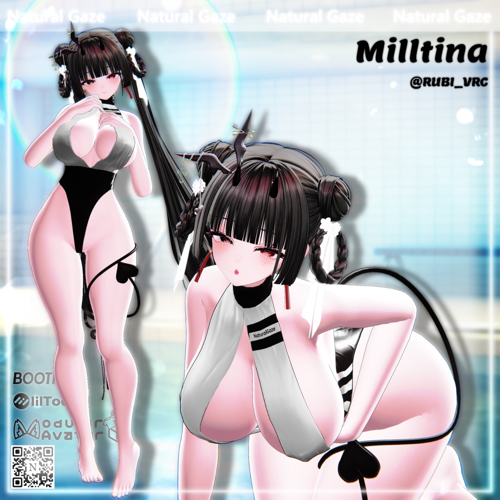 【4アバター対応】Tight Swimysuit 🌊