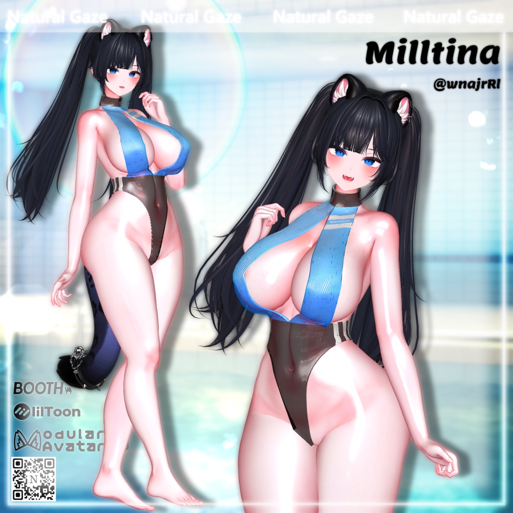 【4アバター対応】Tight Swimysuit 🌊