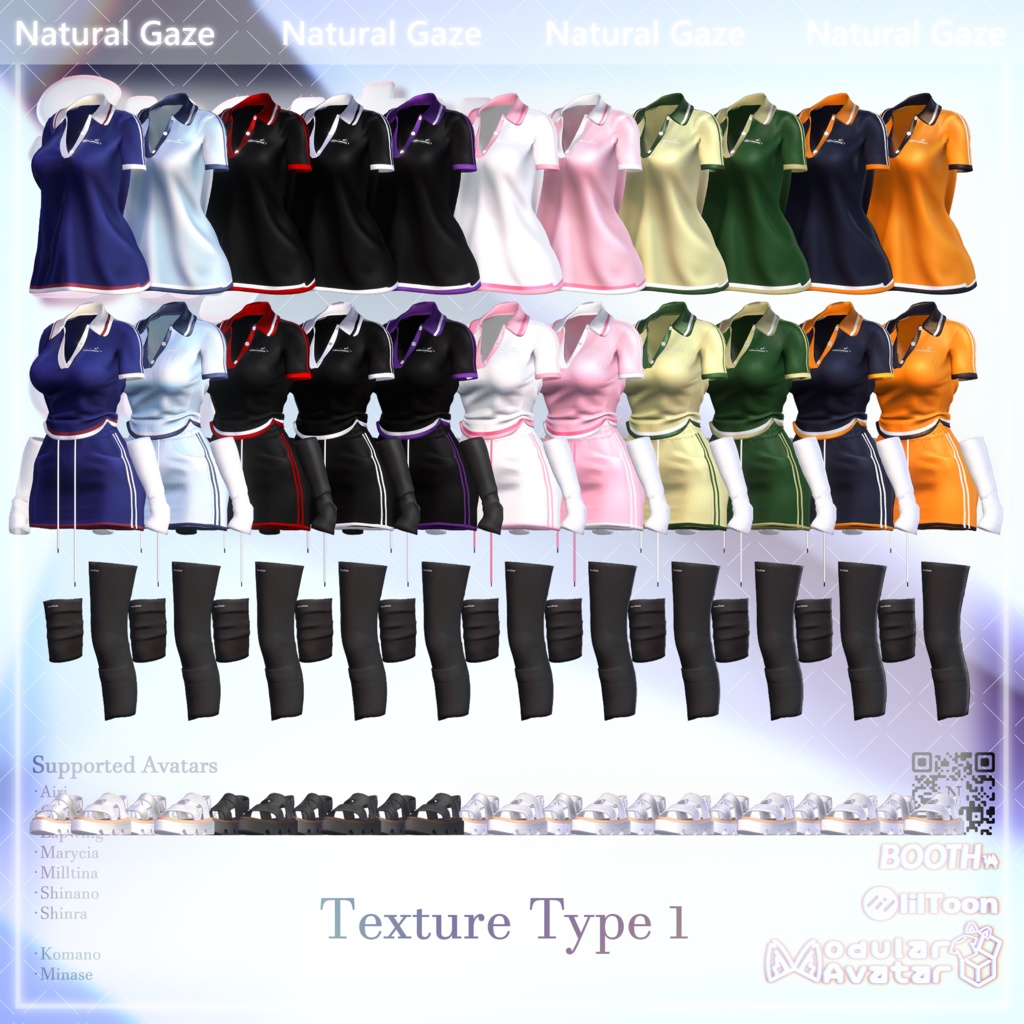 【9アバター対応】Sporty Day Out