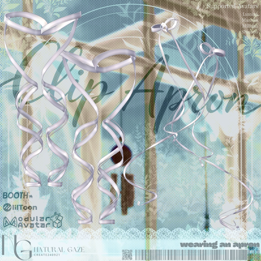 ✨セール✨【5アバター対応】ClipApron🧷