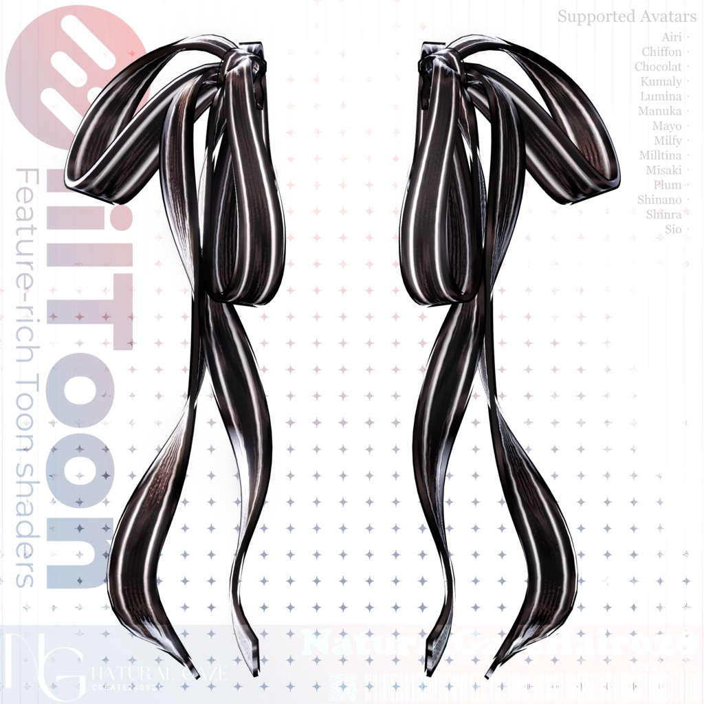 【14アバター対応】NaturalGazeHair028