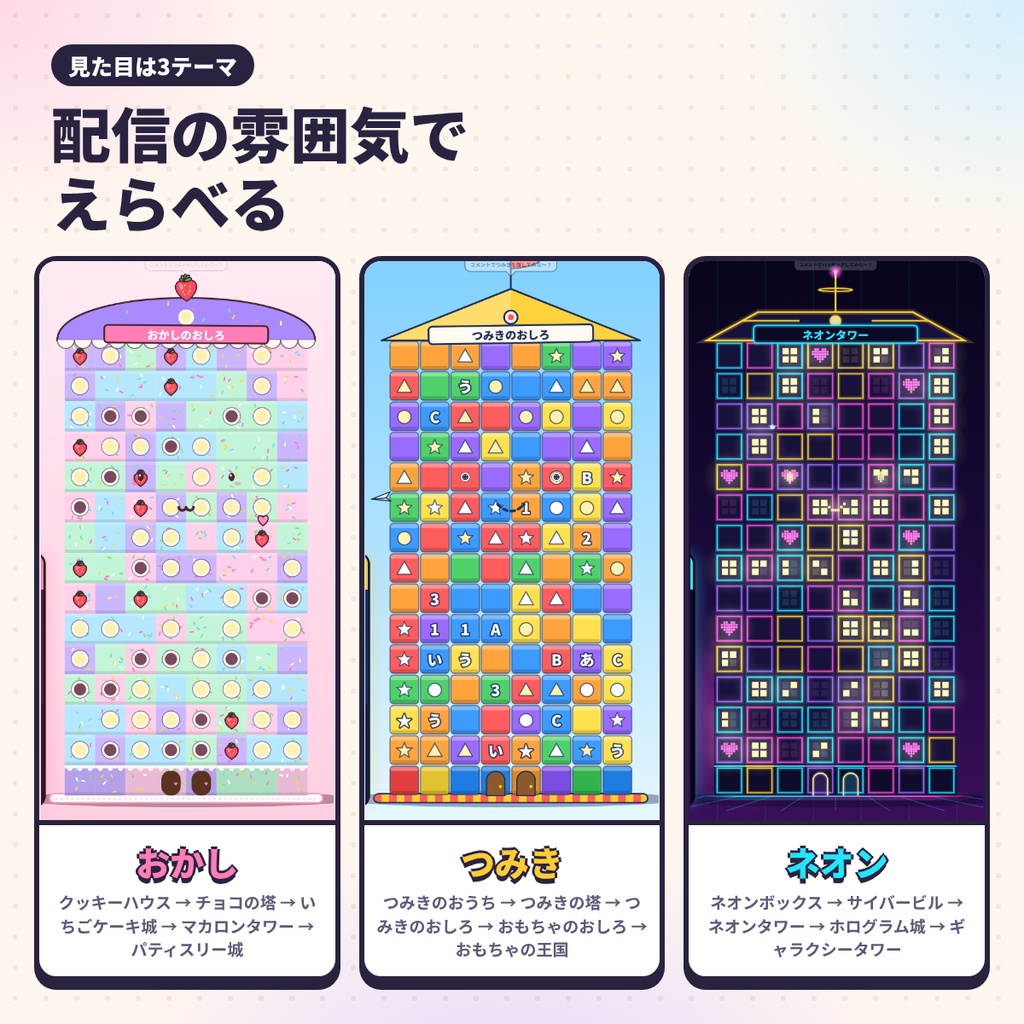 【わんコメ対応】みんなでこわせ!|コメントで建物をこわす配信ミニゲーム【無料お試し版あり/OBS/VTuber】