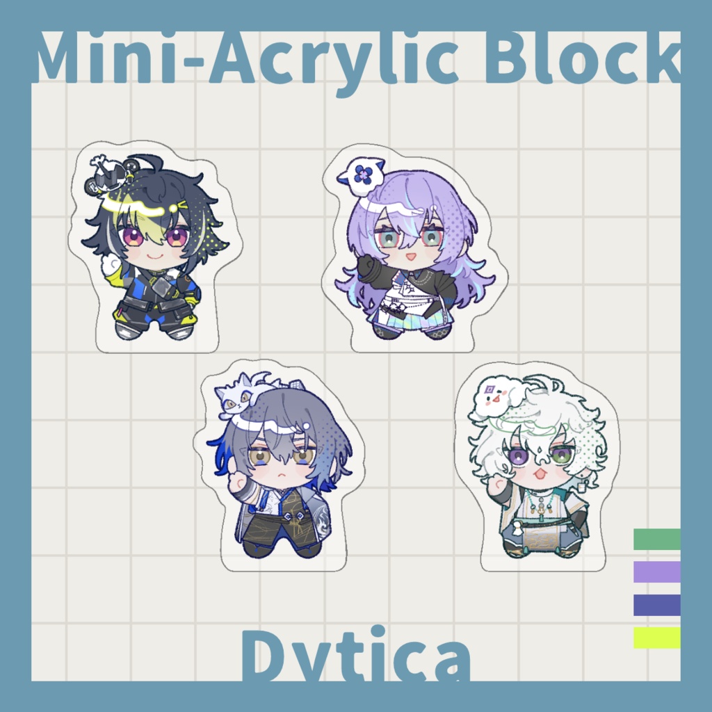 ミニアクリルブロック / Dytica