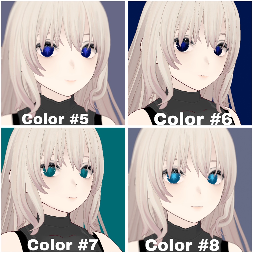 Oshi no ko inspired eye highlights 15 colors