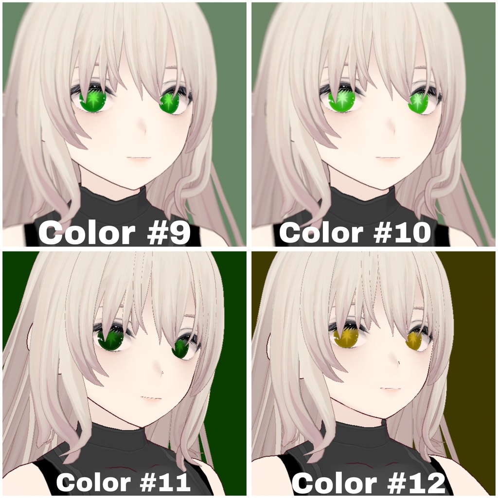 Oshi no ko inspired eye highlights 15 colors