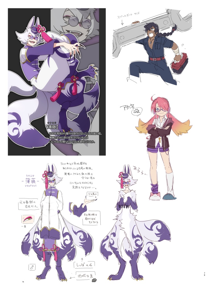 描いた絵まとめ本 No.1【R15】冊子版