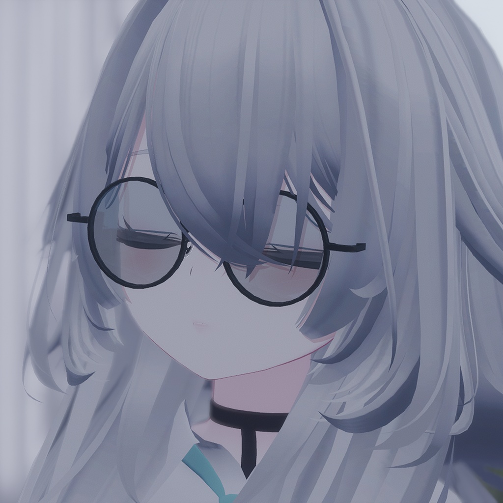 【3アバター対応】RoundGlass【VRChat】