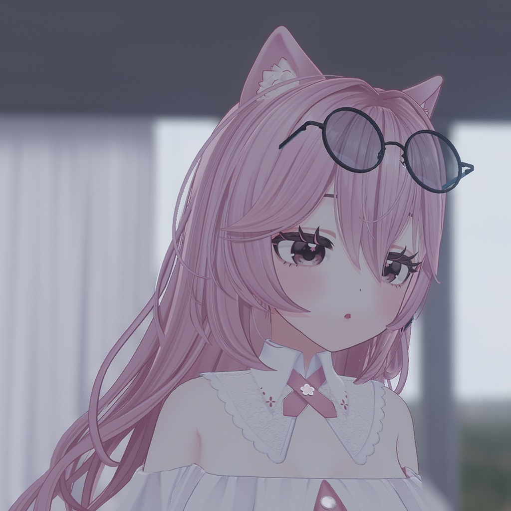 【3アバター対応】RoundGlass【VRChat】