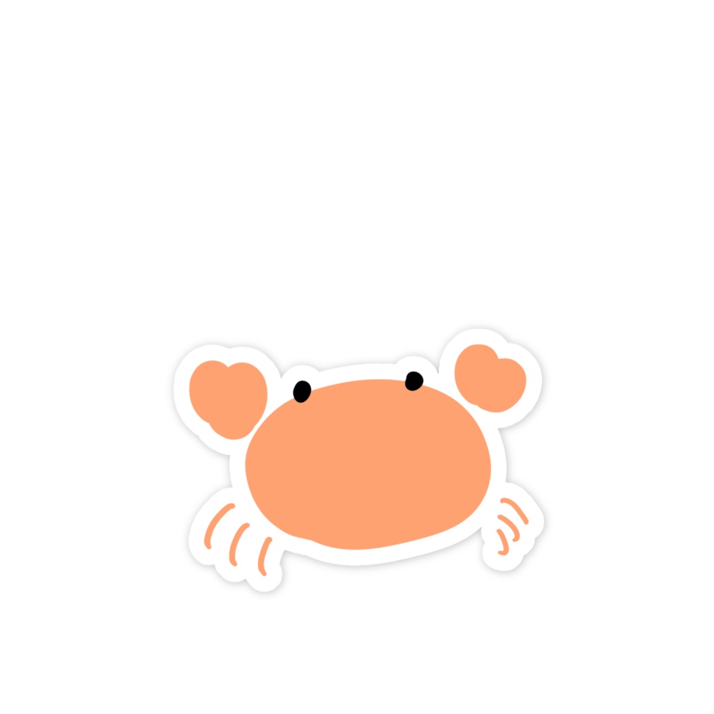 ⭐︎カニステッカー