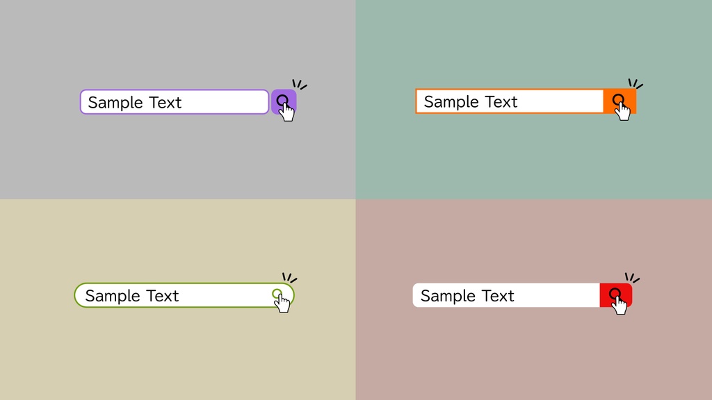 検索窓アニメーションテロップ 9種セット