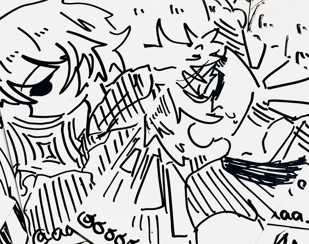 ランダム 名刺裏ドローインク