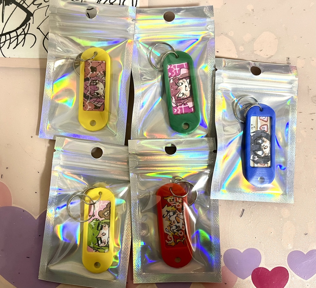ネームキーホルダー