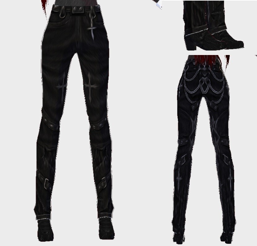 Shoes and pants vroid Xwear assets. 2 files vroid custom item.
