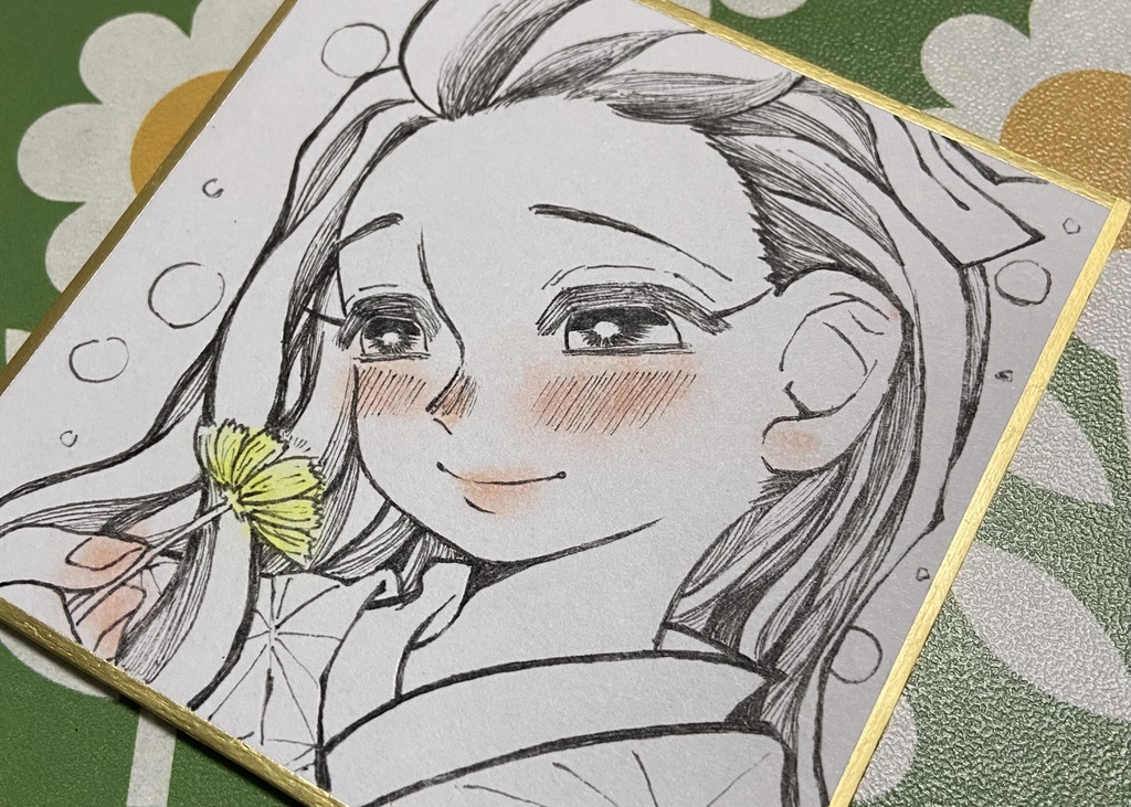 【豆色紙】鬼滅の刃の竈門禰󠄀豆子