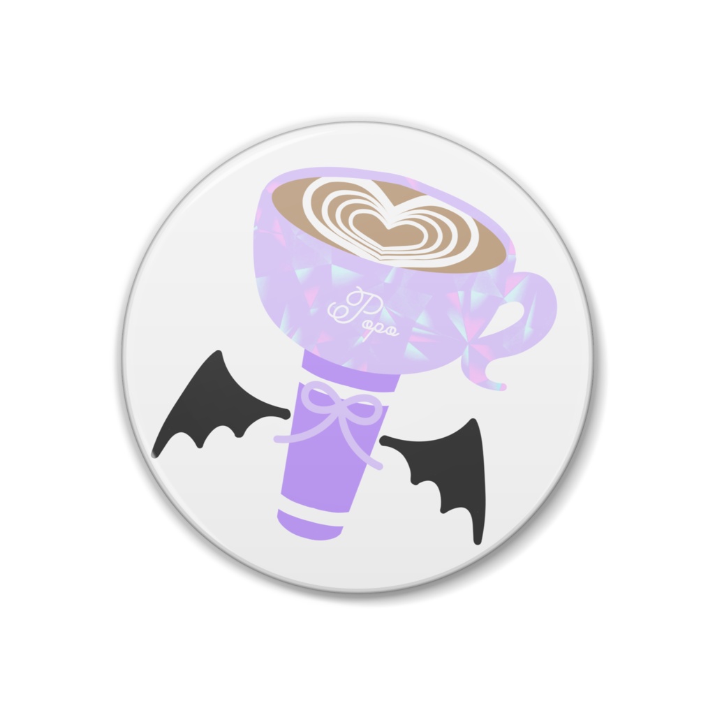 ペンライト缶バッチ