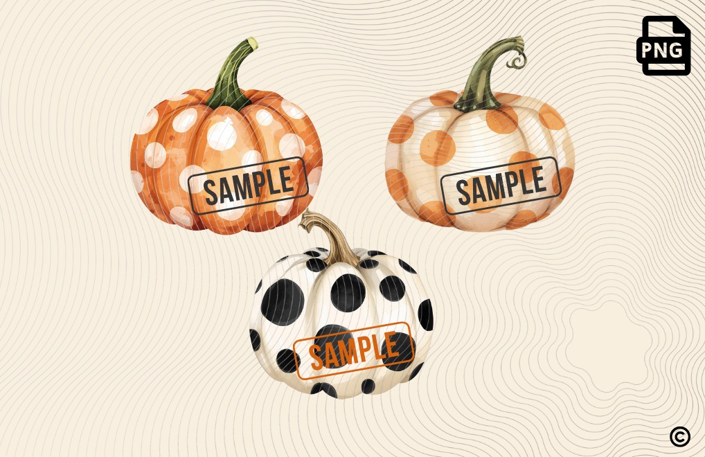 【ハロウィン】パンプキン クリップアート素材セット 🎃 PNG透過・10点