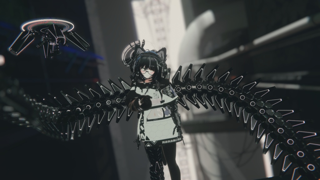 オリジナル3Dモデル】黒猫弐号 - 杵つき餅工房 - BOOTH