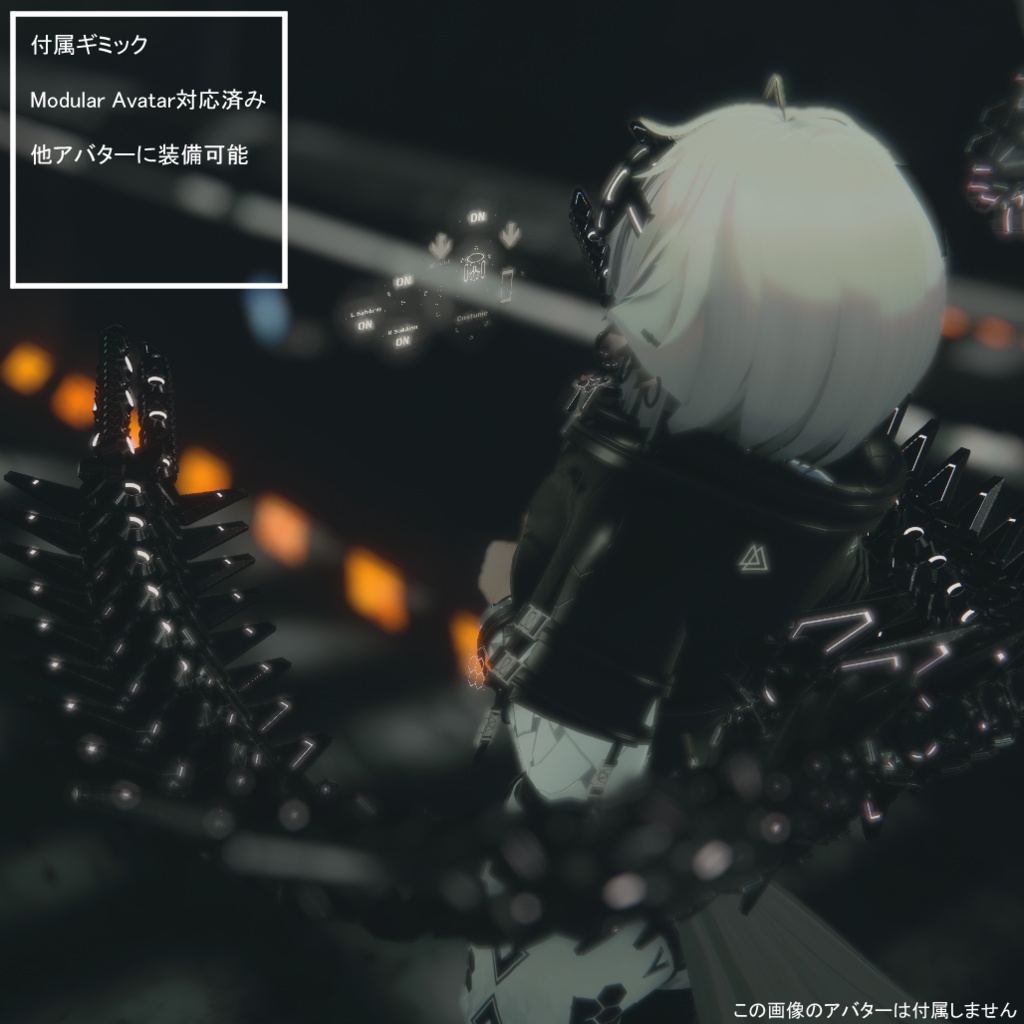 【オリジナル3Dモデル】黒猫弐号