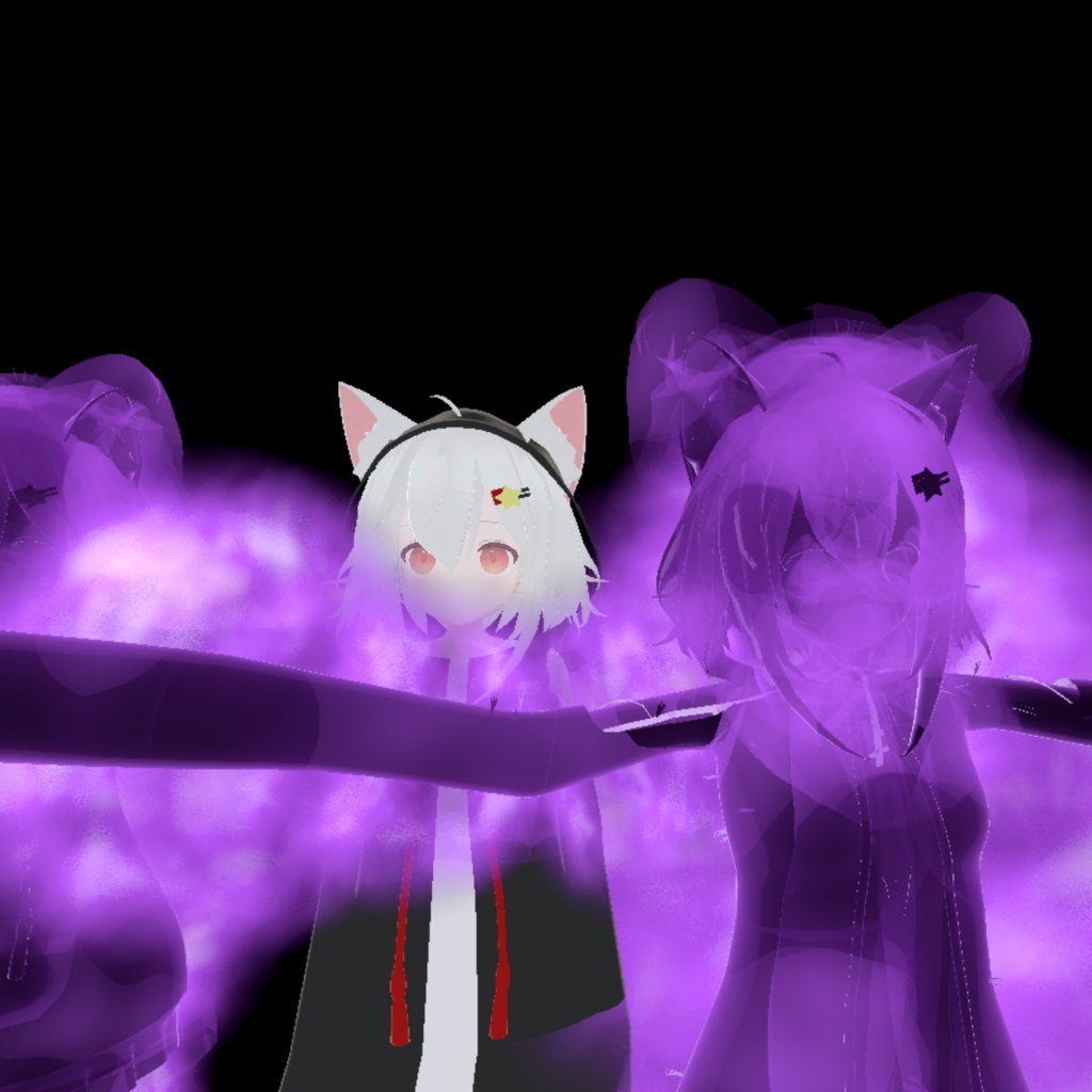 【セール中・MA対応】特級闇影魔法『冥府双葬』/ VRchat Dark Shadow Magic Gimic