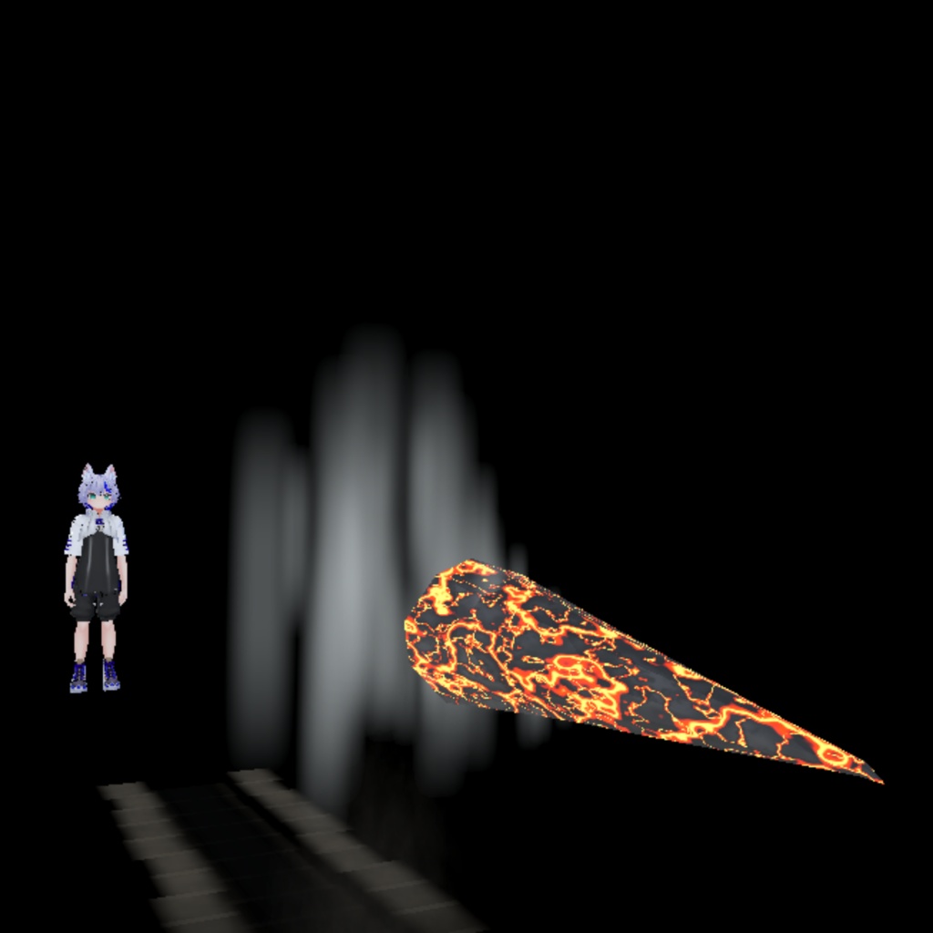 【セール中・MA対応】中級土系魔法『岩砲弾(ストーンキャノン)』/ VRChat Stone Cannon Magic Gimic