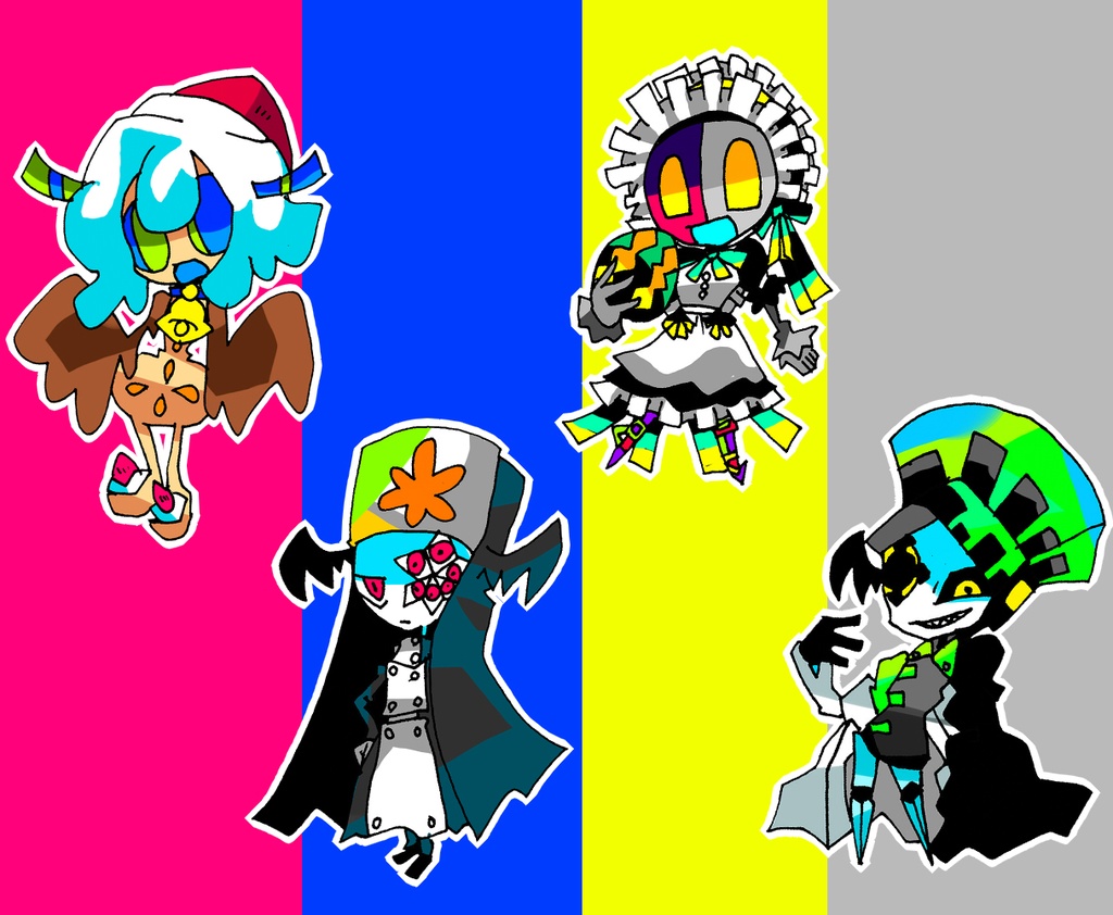 ラメラメアクリルキーホルダー