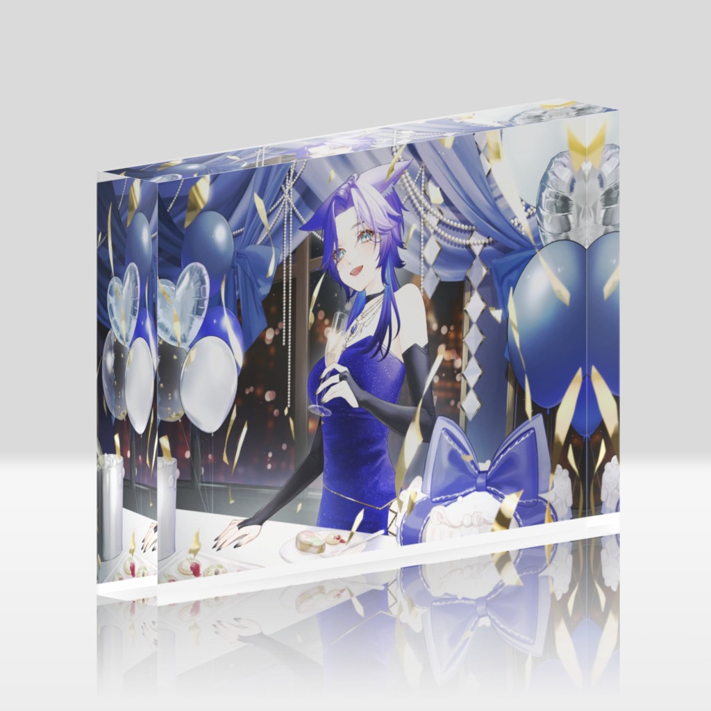 天狐ヒナタ 0.5th 記念アクリルブロック