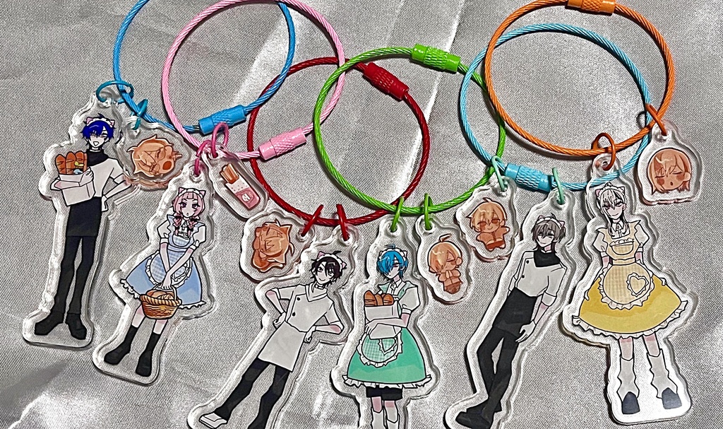 Acrylic keyring