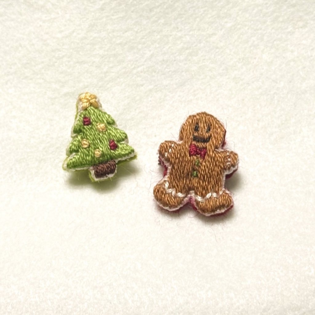 ぬいちゃんｻｲｽﾞ刺繍ﾌﾞﾛｰﾁ