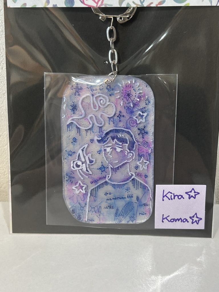 Kira☆Koma☆ by Waworunu プラバンキーホルダー