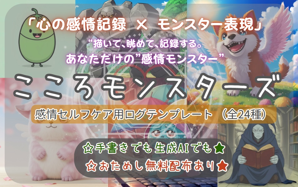 こころモンスターズ テンプレートVol.01