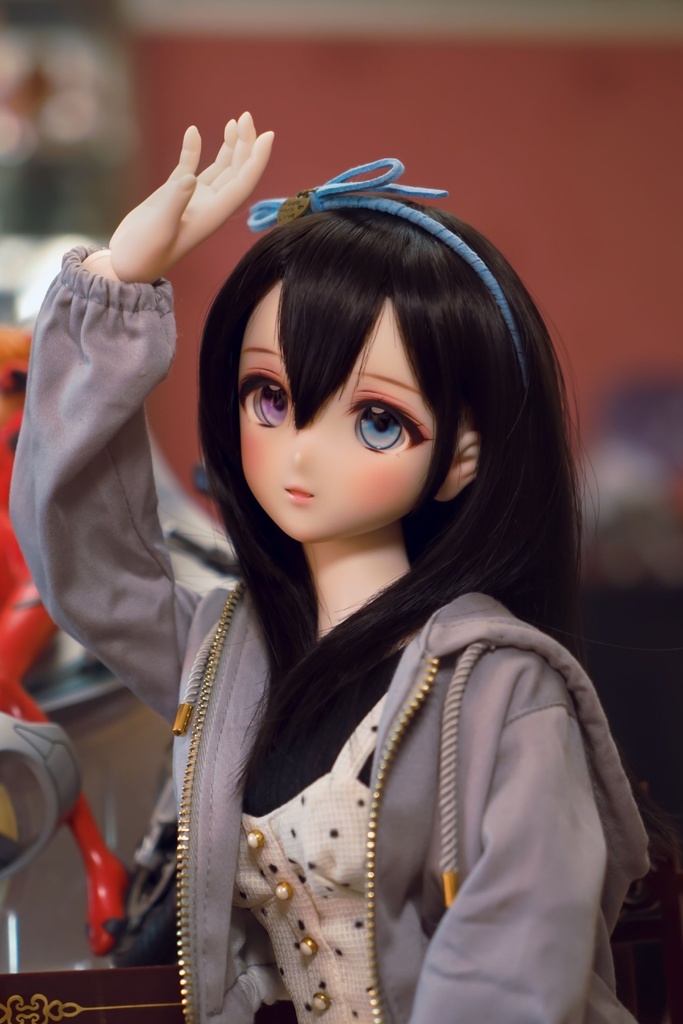 【Minskaya】レジンアイ22mm~24mm「ネコカフェ」追視アイ