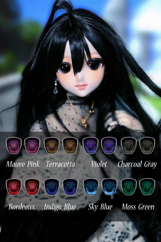 【Minskaya】レジンアイ22mm~24mm「レトロ-D」追視アイ