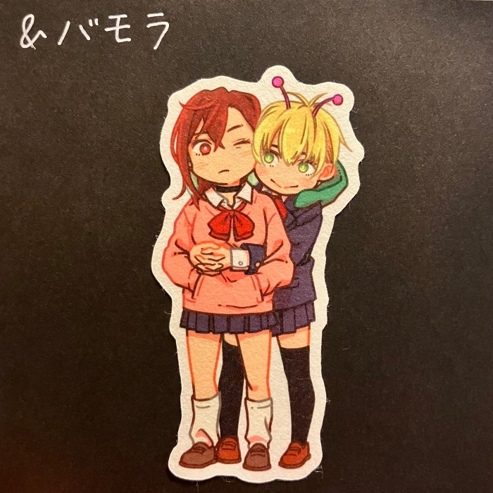 モモちゃんと、ダイカットシールセット