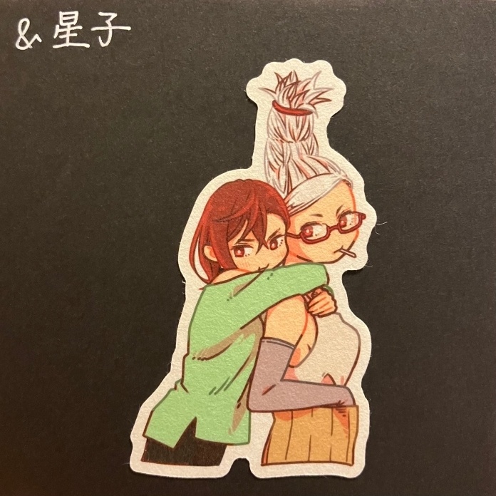 モモちゃんと、ダイカットシールセット